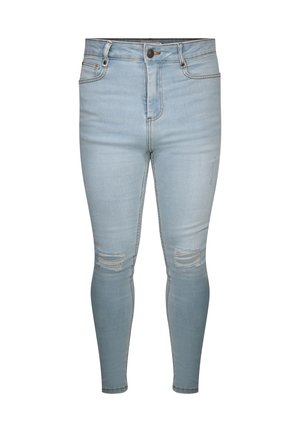 SIKSILK, DISTRESSED - Jeans Skinny Fit - washed light blue
