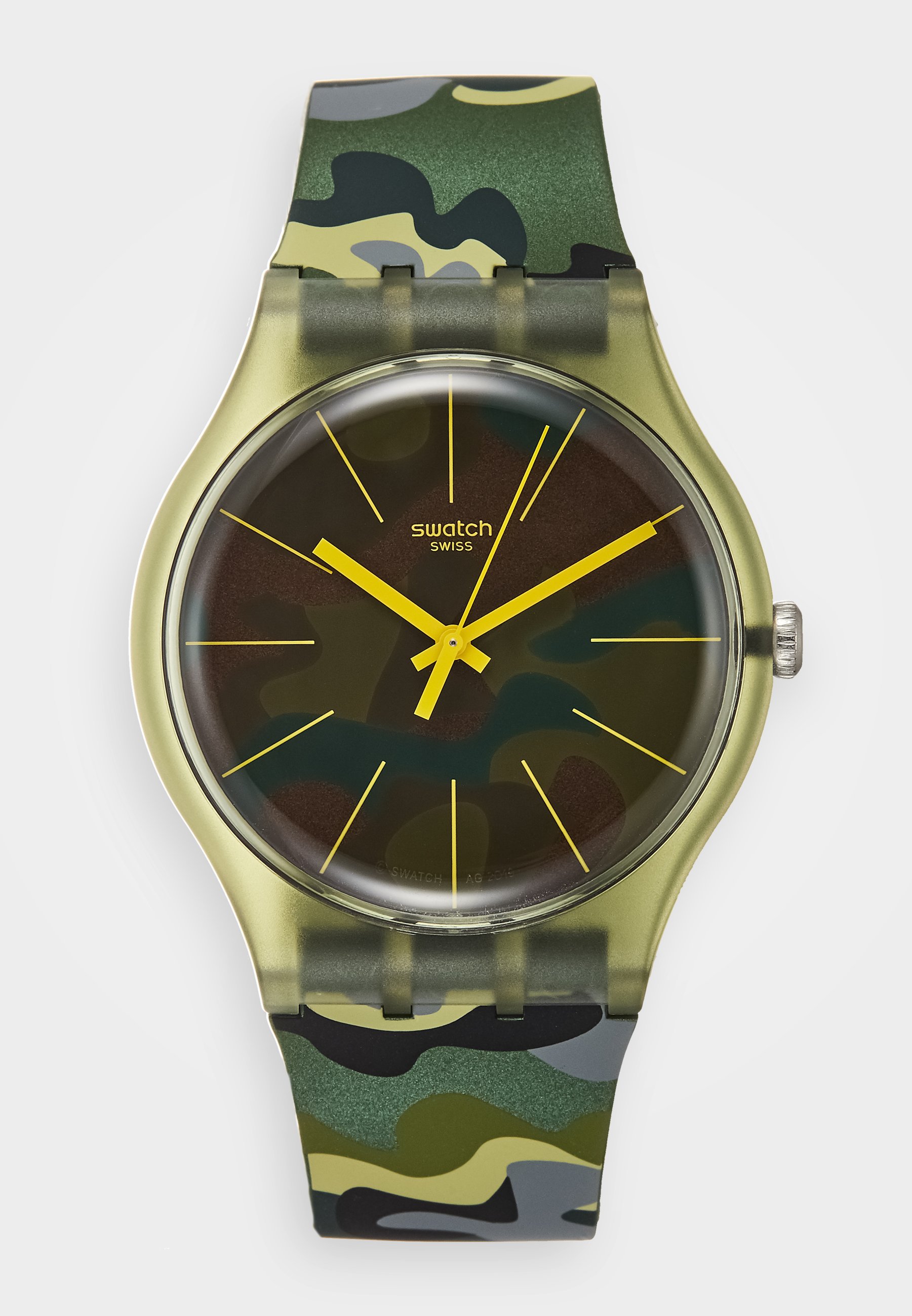 Swatch CAMOUCLOUDS - Horloge - green/Groen - Zalando.nl