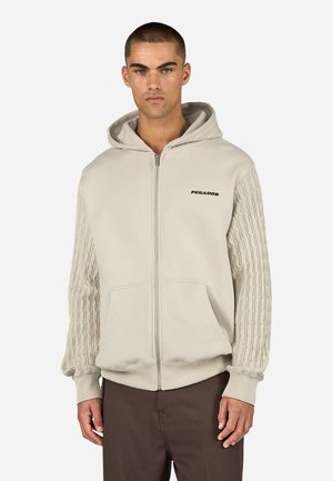 RAISEN - Mikina so zipsom - washed cozy beige