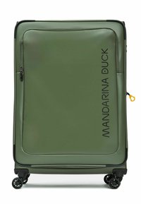 Mandarina Duck 4 ROLLEN TROLLEY XL 83 CM MIT DEHNFALTE - Bagaglio a mano - pine green