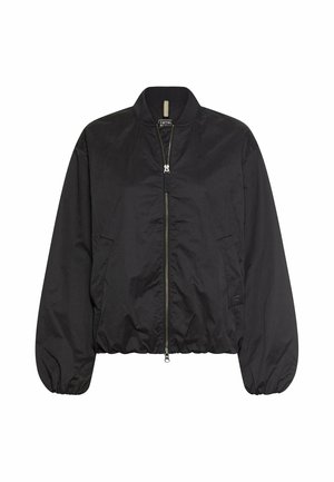 camel active GEFÜTTERTE BOMBERJACKE IN OVERSIZE-PASSFORM - Bomberjakke - black
