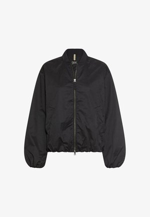 camel active, GEFÜTTERTE BOMBERJACKE IN OVERSIZE-PASSFORM - Bomberjacke - black
