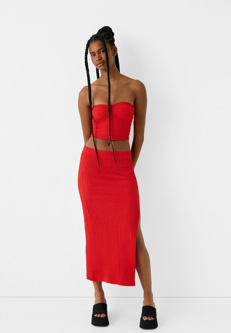 Bershka Top rood Bershka Top rood