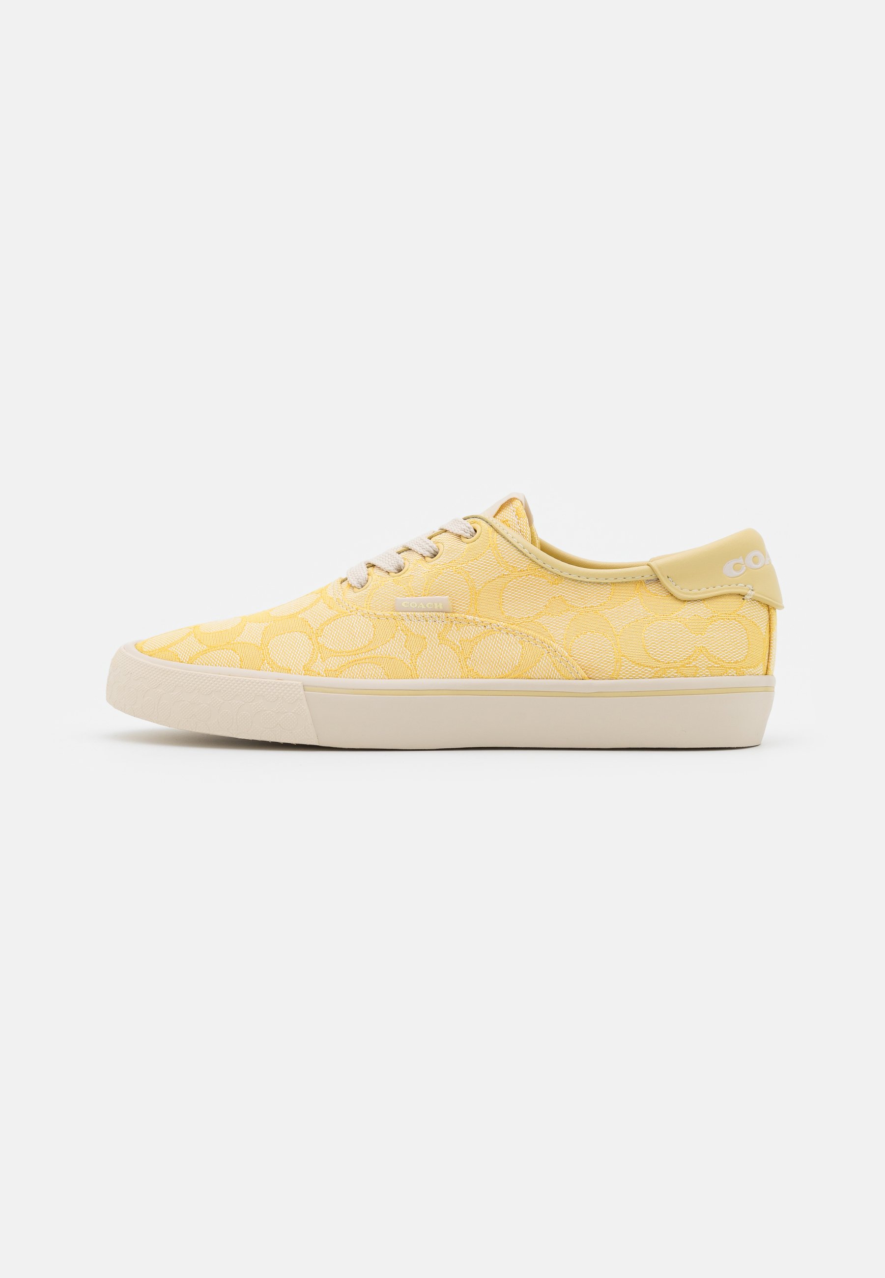 pale yellow trainers