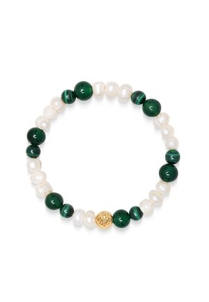 PEARL WRISTBAND WITH AVENTURINE AND MALACHITE - Armband - multi
