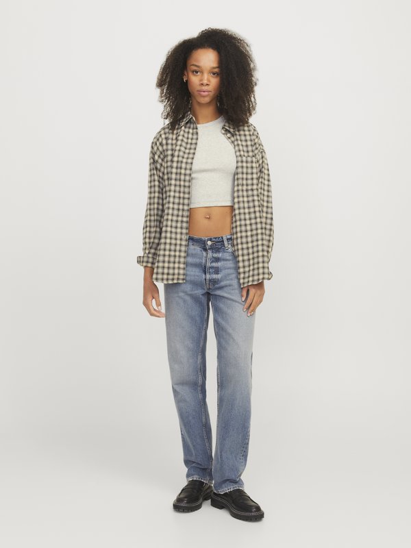 JXFELINE RIB TEE  - Long sleeved top - oatmeal3