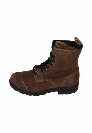 SERIES - Botines con cordones - tobacco