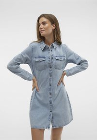 VMJENNIE  - Teksakleit - light blue denim