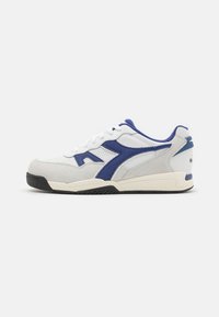 Unselected, blue/white