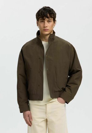 Selected, JACKET BOMBER - Veste mi-saison - turkish coffee