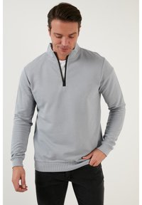 Buratti REGULAR FIT - Mikina - light grey