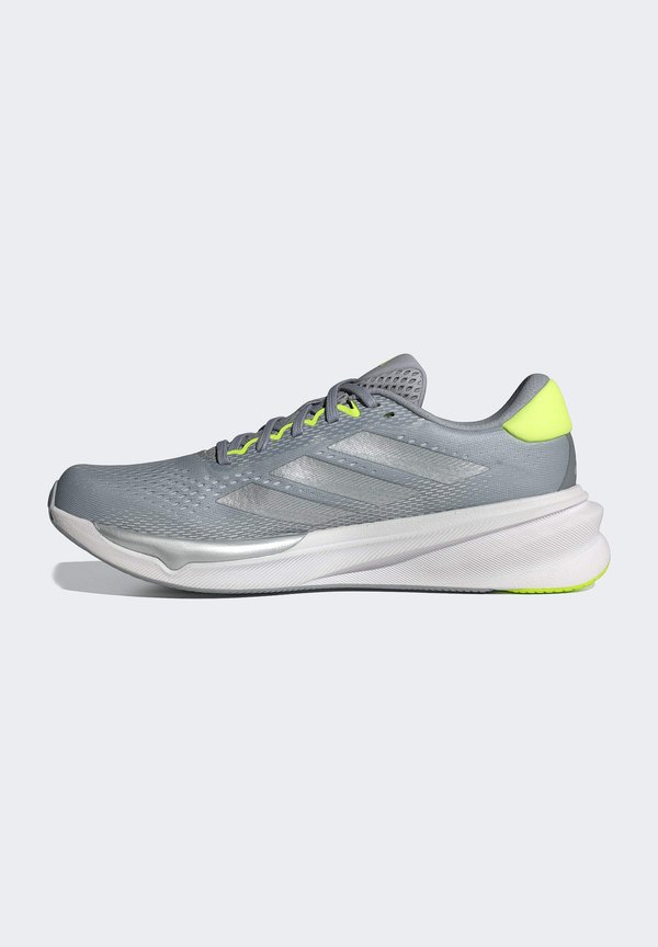 SUPERNOVA STRIDE - Road running shoes - halo silver silver metallic lucid lemon3