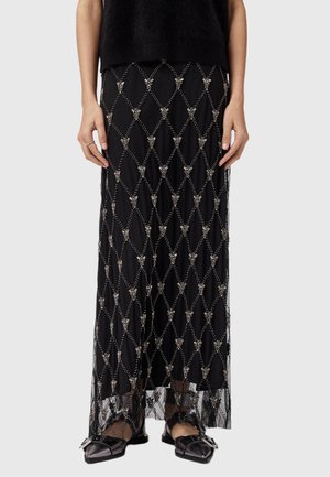 ILKA - A-snit nederdel - black