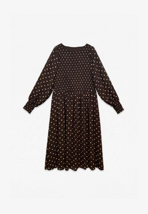 Vero Moda Curve, DRESS VMCLINDA MIDI DRESS - Robe de jour - chocolate torte