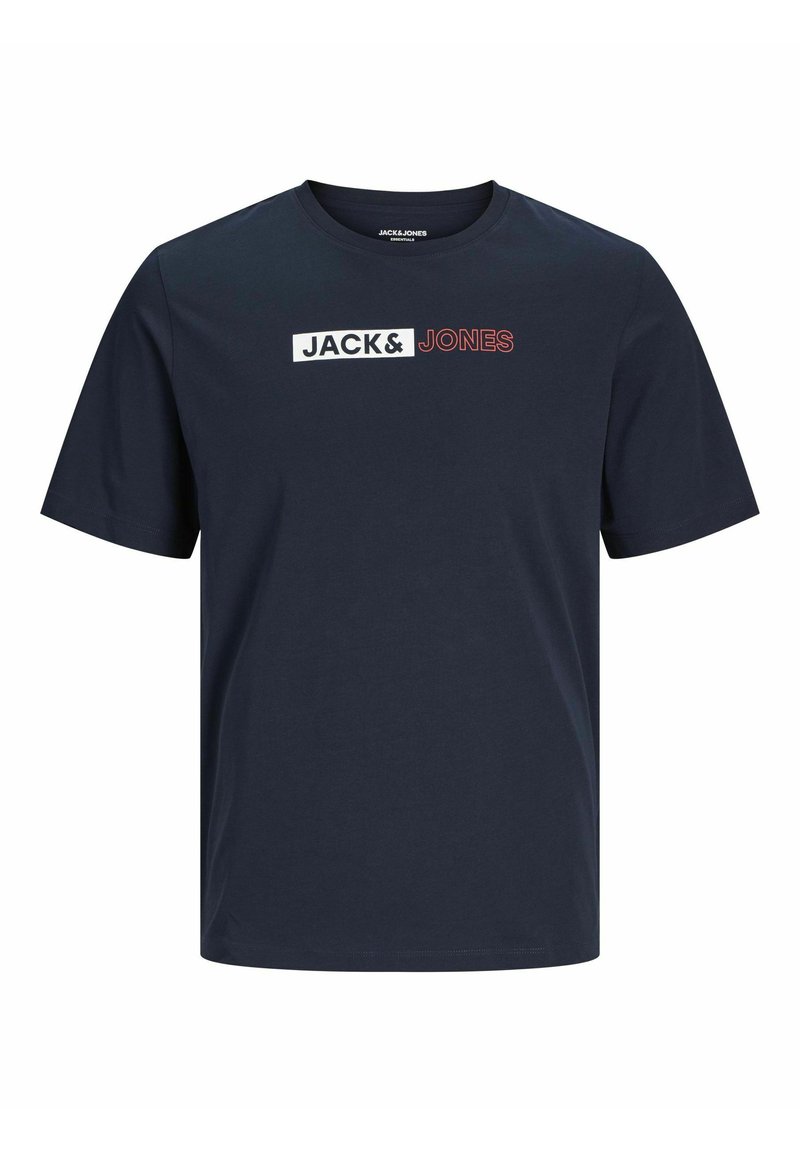 jack & jones T-shirt print donkerblauw