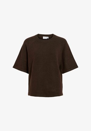 VILA, Lihtne T-särk - coffee bean