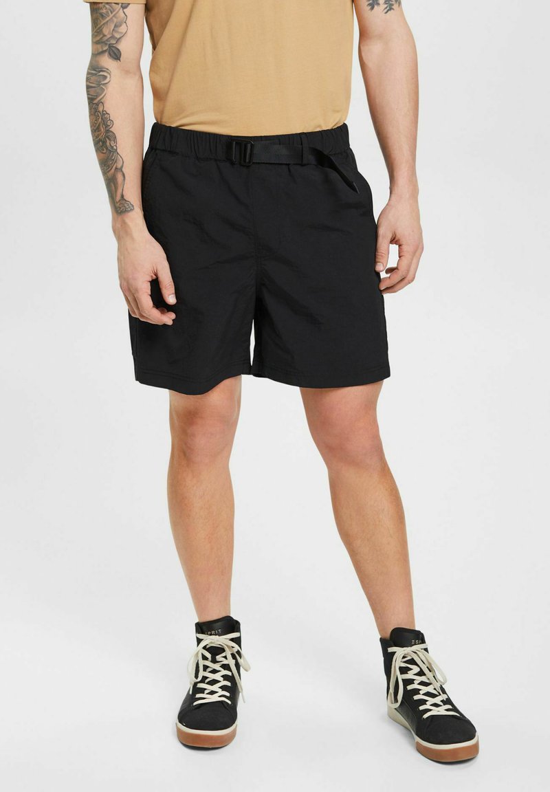 edc by Esprit LEICHTE WASHED LOOK Shorts black Zalando.de