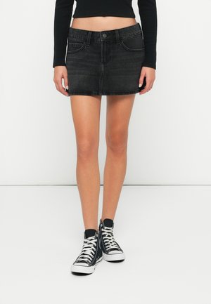 MINI - Jupe en jean - black denim