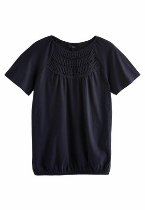 SHORT SLEEVE BUBBLEHEM REGULAR FIT - Tričko s potlačou - navy