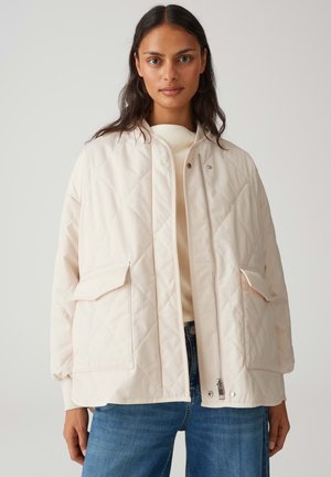 LOOSE WATER-REPELLENT REVERSIBLE WITH QUILTING - Blouson Bomber - natural glaze