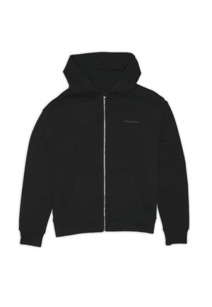 Felpa con zip - black