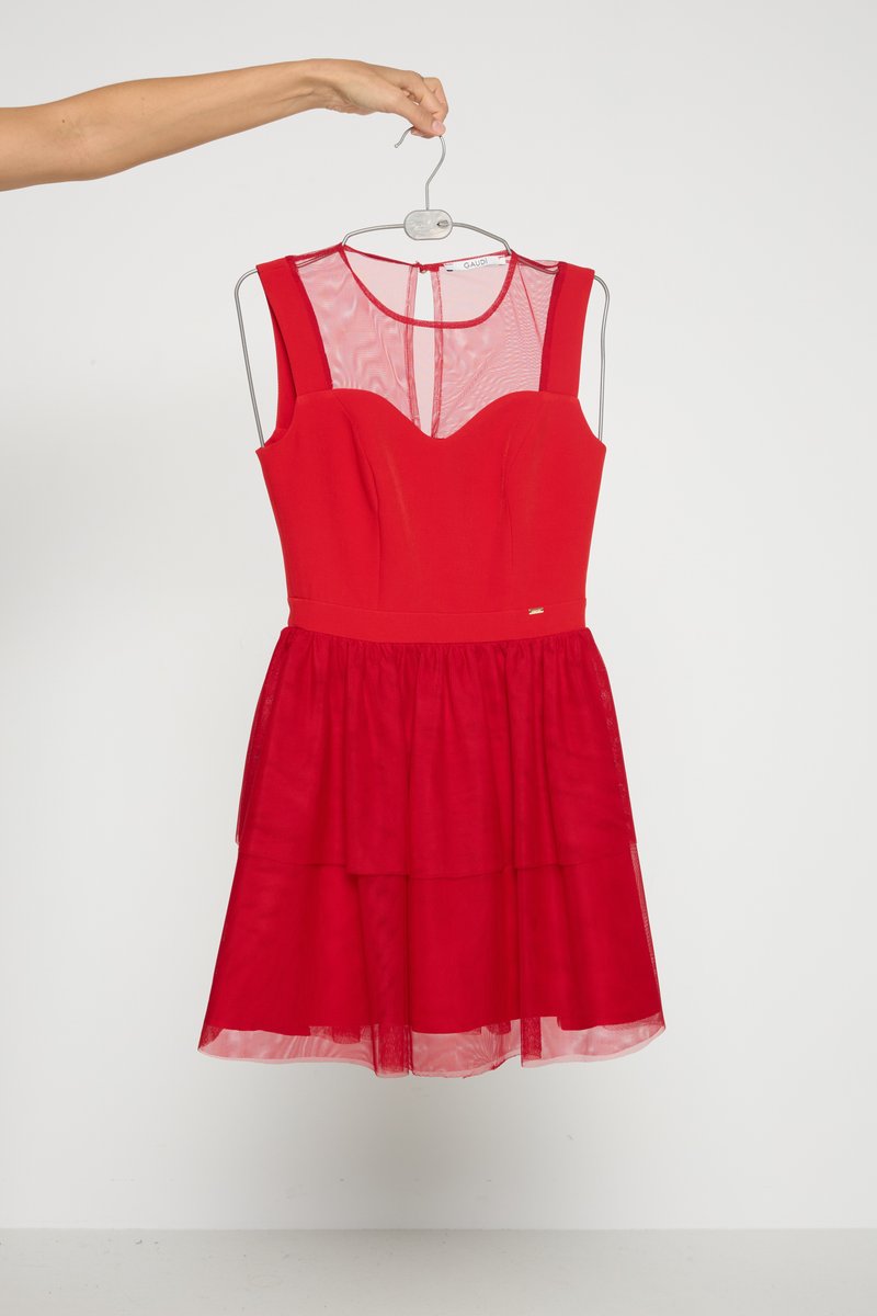 Gaudi Cocktailjurk bruin