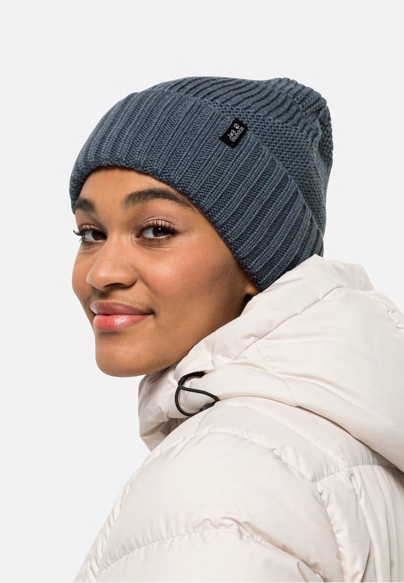 Jack Wolfskin WOODS Mütze slate blue/blau Zalando.de