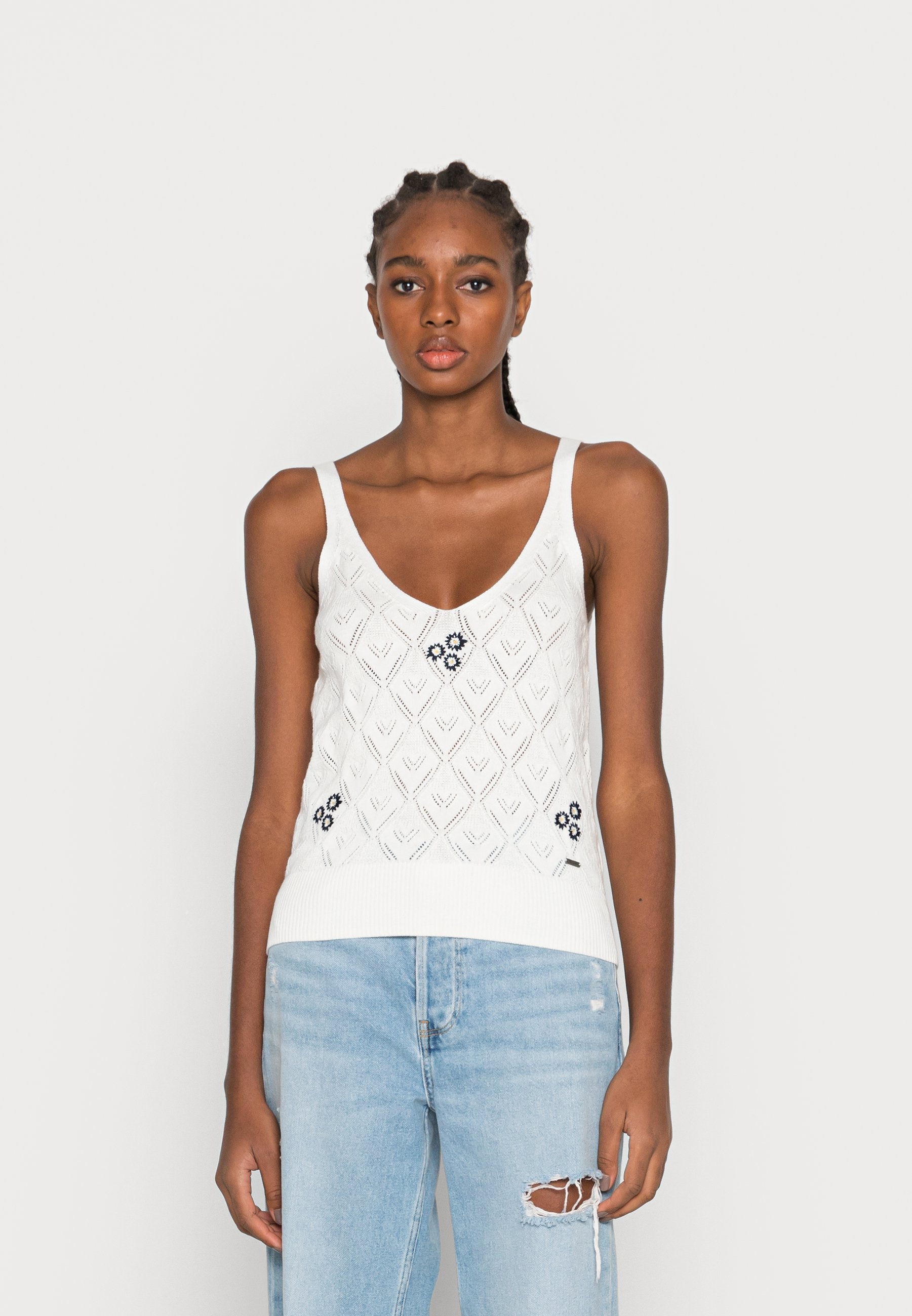 Pepe Jeans PEGGY - Top - off white/bianco - Zalando.it