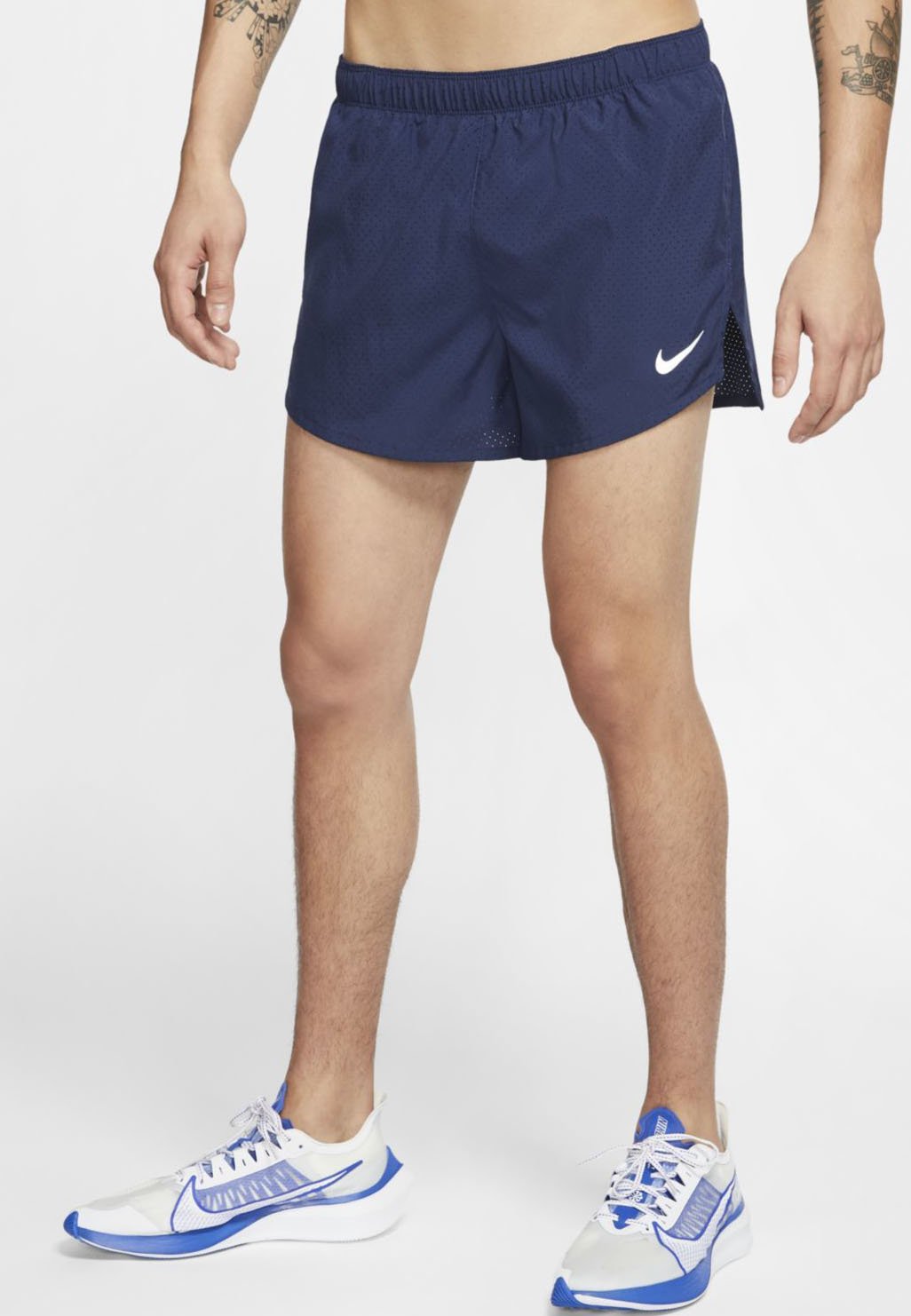Nike Performance NIKE FAST MEN'S 10CM RUNNING SHORTS - Pantaloncini  sportivi - midnight navy/blu scuro - Zalando.it