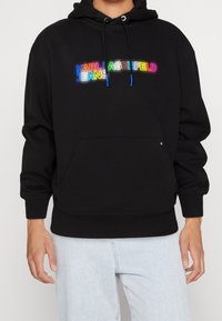 Karl Lagerfeld Jeans Felpa con cappuccio - black