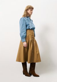 FRNCH A-lijn rok - camel