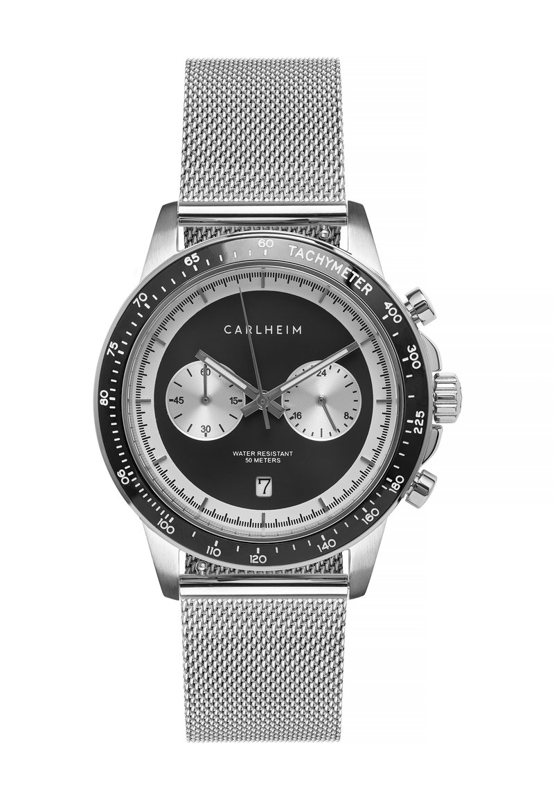Carlheim RACING AKSEL  - Cronógrafo - black and silver coloured black