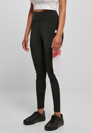 STARTER HIGHWAIST SPORTS LEGGINGS - Leggingek - Nadrágok - black