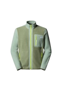 M YUMIORI FULL ZIP - Fleece jacket - bark mist slate moss fi