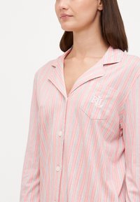 Lauren Ralph Lauren CLASSIC 3/4 SLEEVE NOTCH COLLAR - Pidžamas komplekts - pink