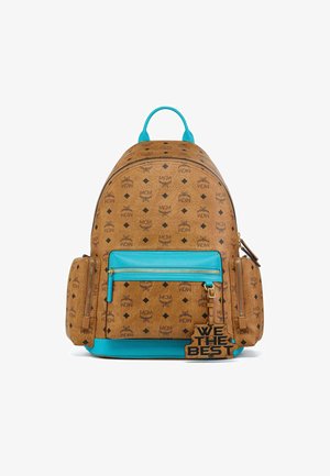 MCM, MCM X WE THE BEST STARK RUCKSACK IN VISETOS UNISEX - Rygsække - cognac