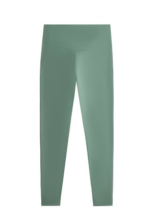 OYSHO, COMFORTLUX HIGH-RISE ANKLE-LENGTH - Legíny – nohavice - neon green