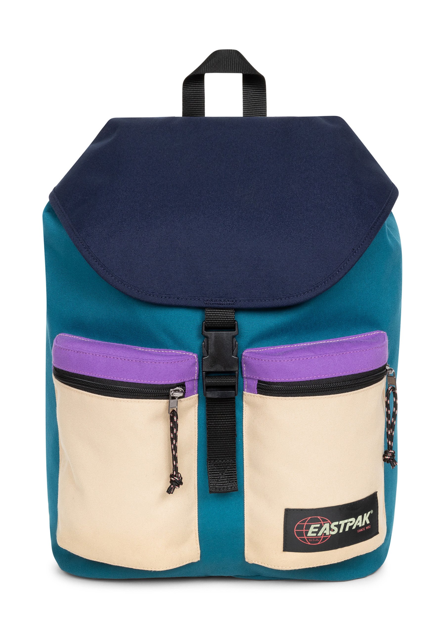 Sac à Dos Vintage DANA DESIGN Années 90 - Couleurs Violet Et Turquoise, Occasion En Excellent état