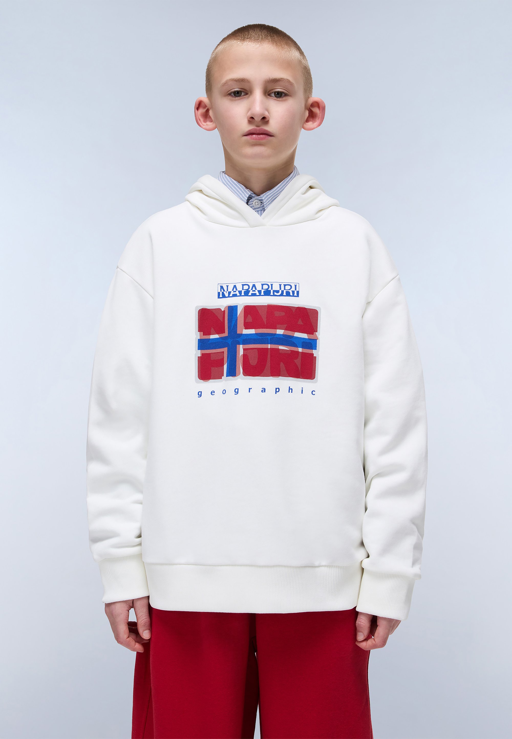 Napapijri Felpa - white whisper/bianco