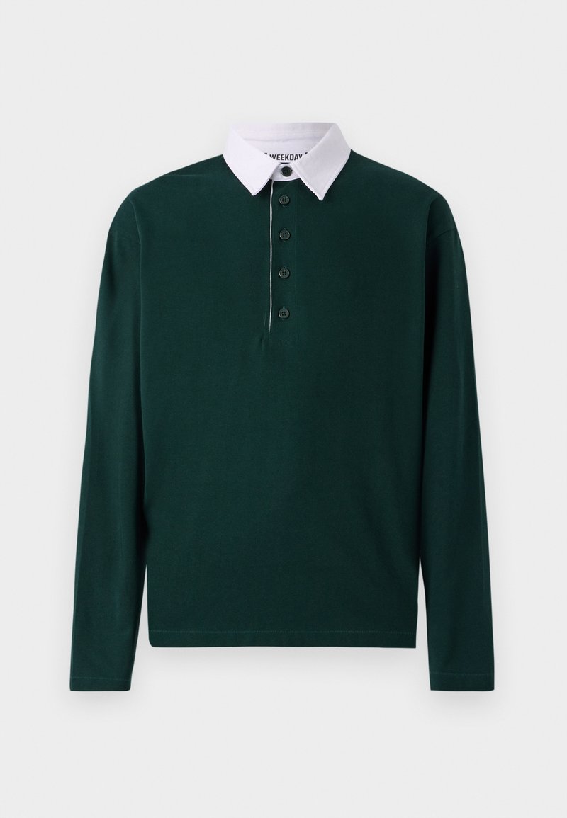 Weekday Poloshirt donkergroen