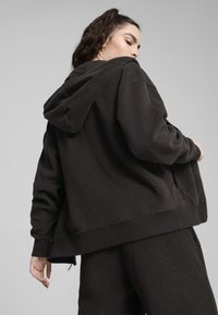 Puma MIT DURCHGEHENDEM REISSVERSCHLUSS - Giacca in pile - black