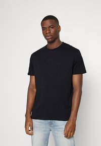 Zign 2 PACK - T-shirt básica - black/bordeaux