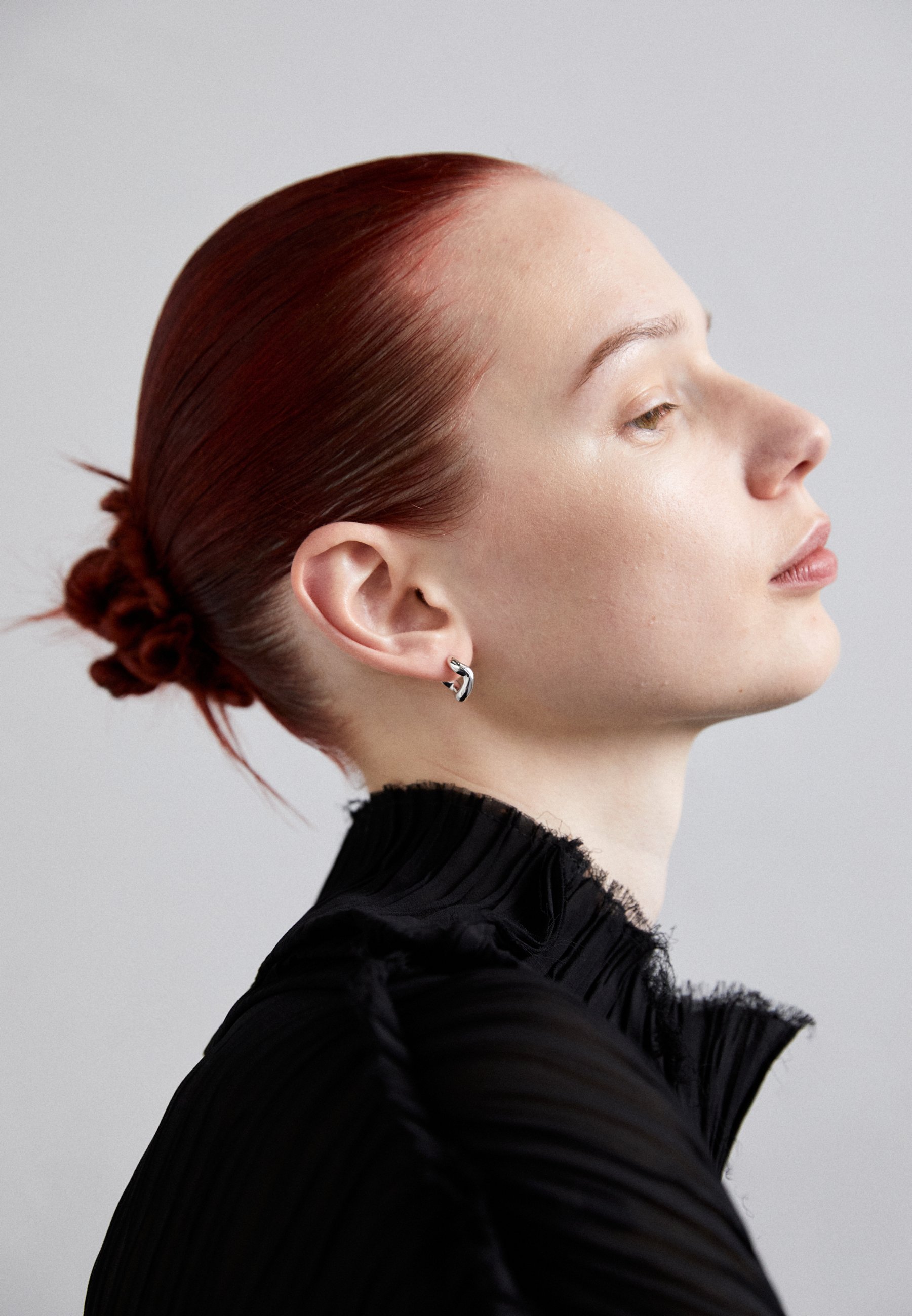 Charlotte Chesnais BOUCLES PETIT WAVE PAIRE - Earrings - silver  