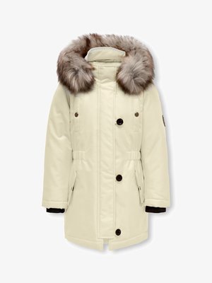 ONLY GIRLS, KOGIRIS FUR PARKA OTW NOOS - Parka - eggnog