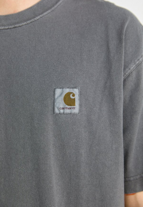 NELSON  - Basic T-shirt - graphite garment dyed2