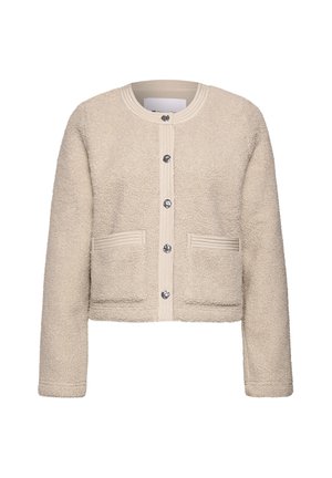 Street One, TEDDY JACKET WITH TEXTURED DETAILS - Veste polaire - clay sand