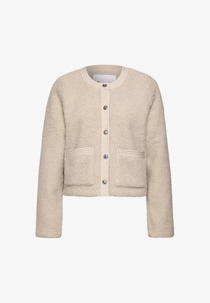 Street One, TEDDY JACKET WITH TEXTURED DETAILS - Veste polaire - clay sand