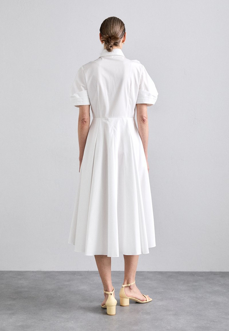 solid white midi dress Solid Midi Dress SMALL / OFFWHITE