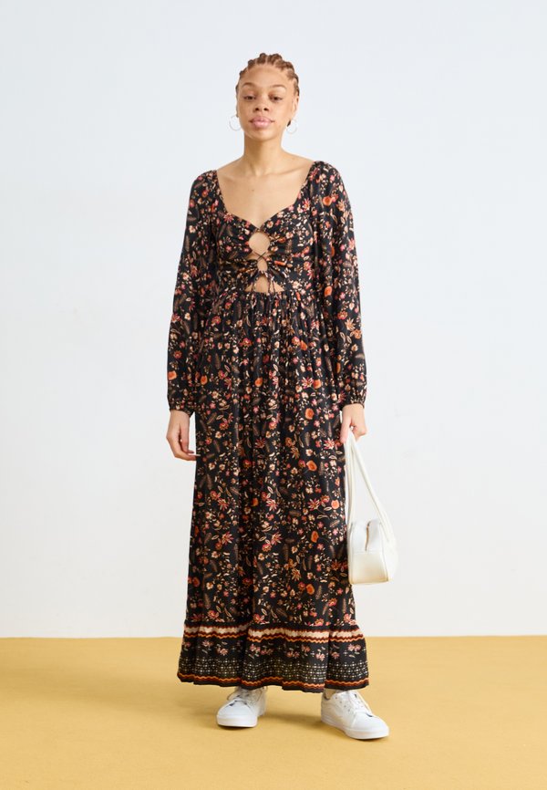 HOLIDAZE MAXI - Maxi dress - anthracite kerala2