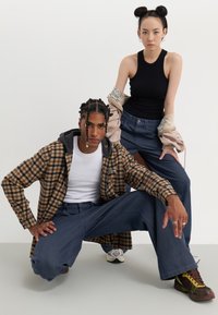 YOURTURN UNISEX - Baggy jeans - grey denim
